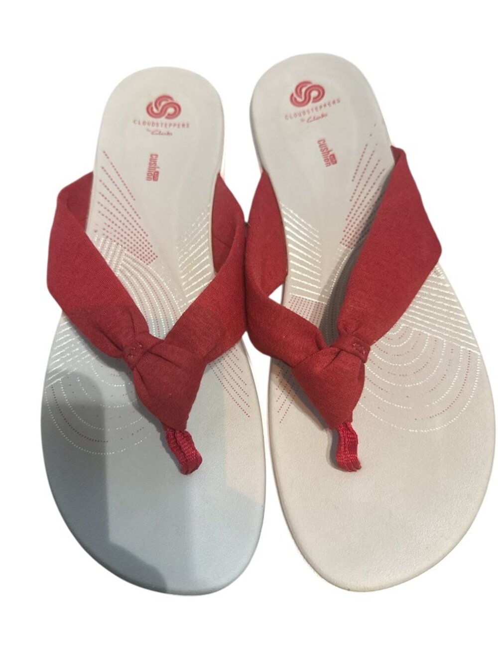 Clarks Cloudsteppers Cushioned - Red -Worn Once - EUC - Size 12
